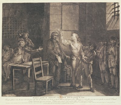 The Final Speech of Joseph Chalier by French School